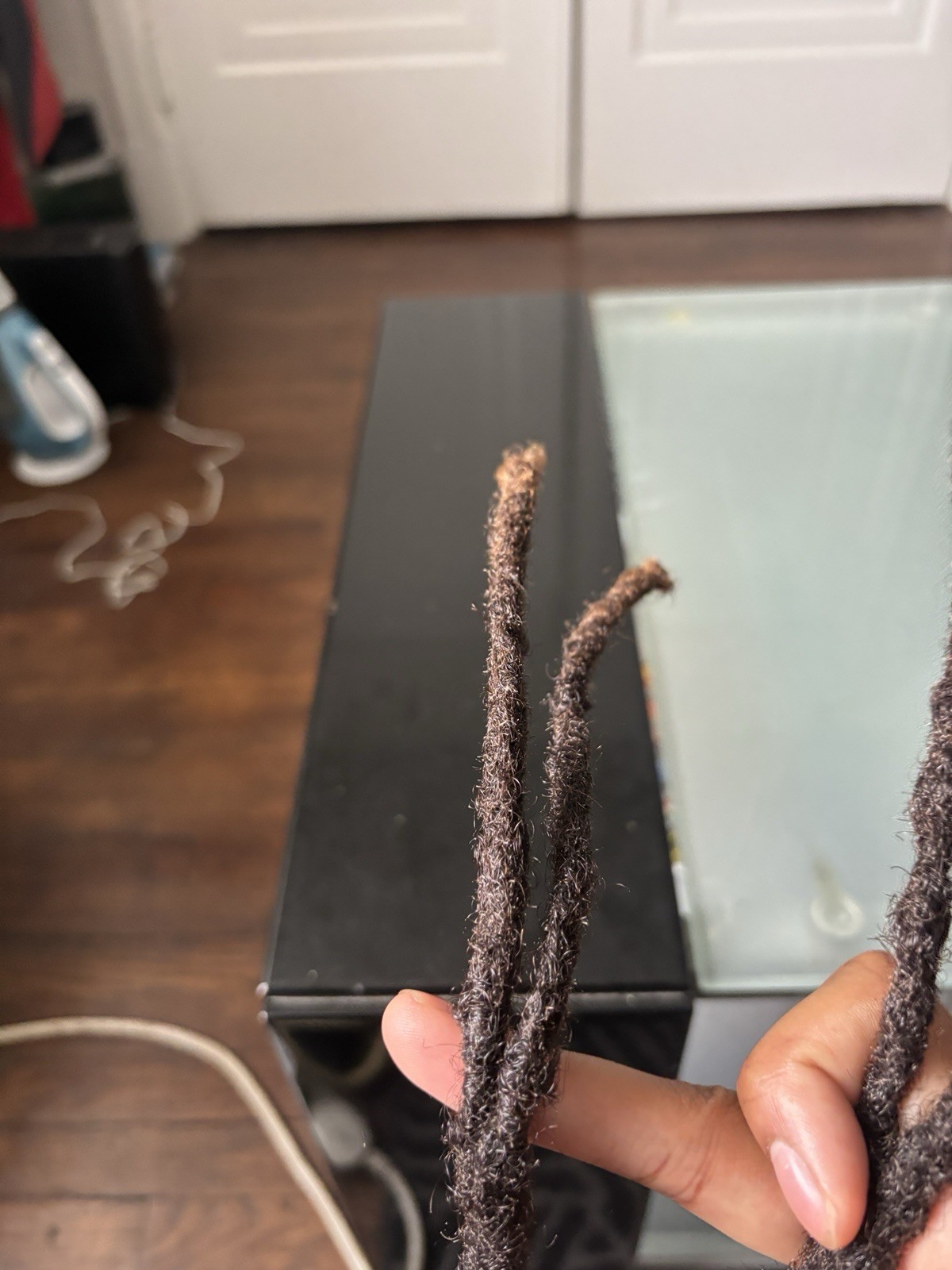 54 Pcs Human Hair Dreadlocks Varying Lengths From 5.5 Inches To 12 Inches