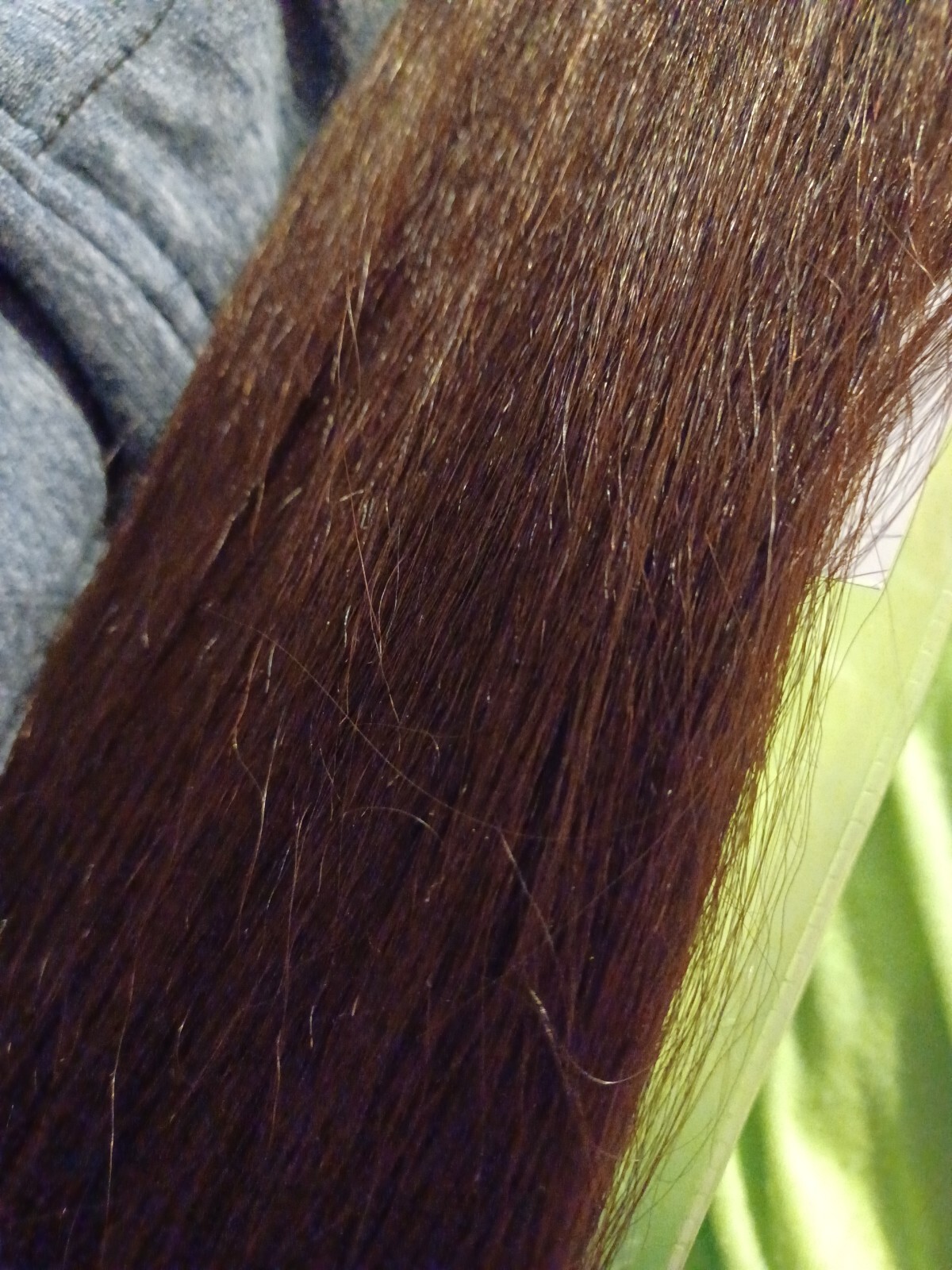 X-Tra 14″/#2 perm yaki 100% Human Hair beautiful & soft 14″ longdark brown #2