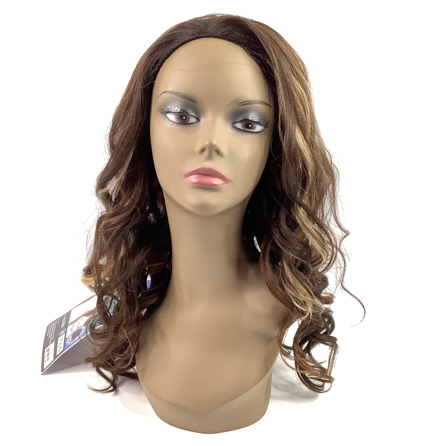 Outre Quick Weave ALEENA Half Wig 20″ DRFF2/VANILLA MOCHA Synthetic Wavy