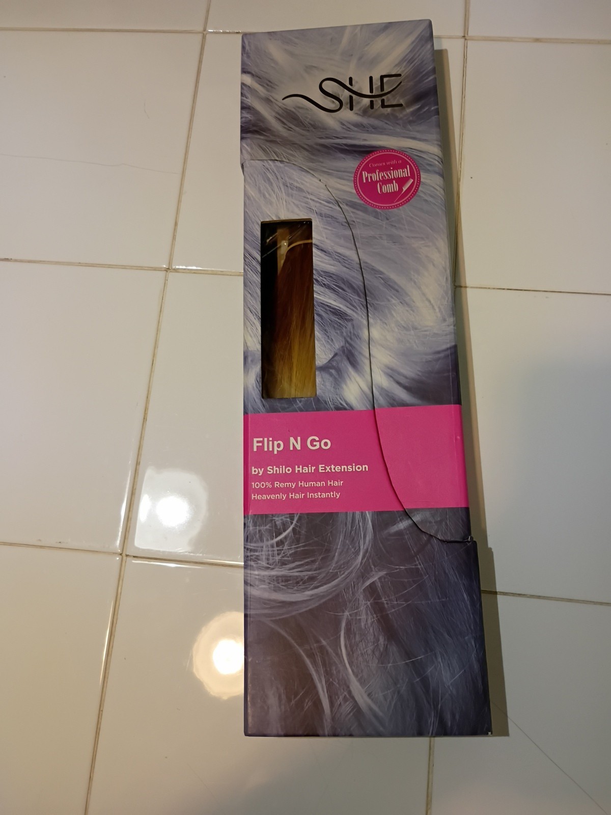 She Flip N Go By Shilo Hair Extension 16”-18” #T8/ 613.100% Remy Human Hair:
