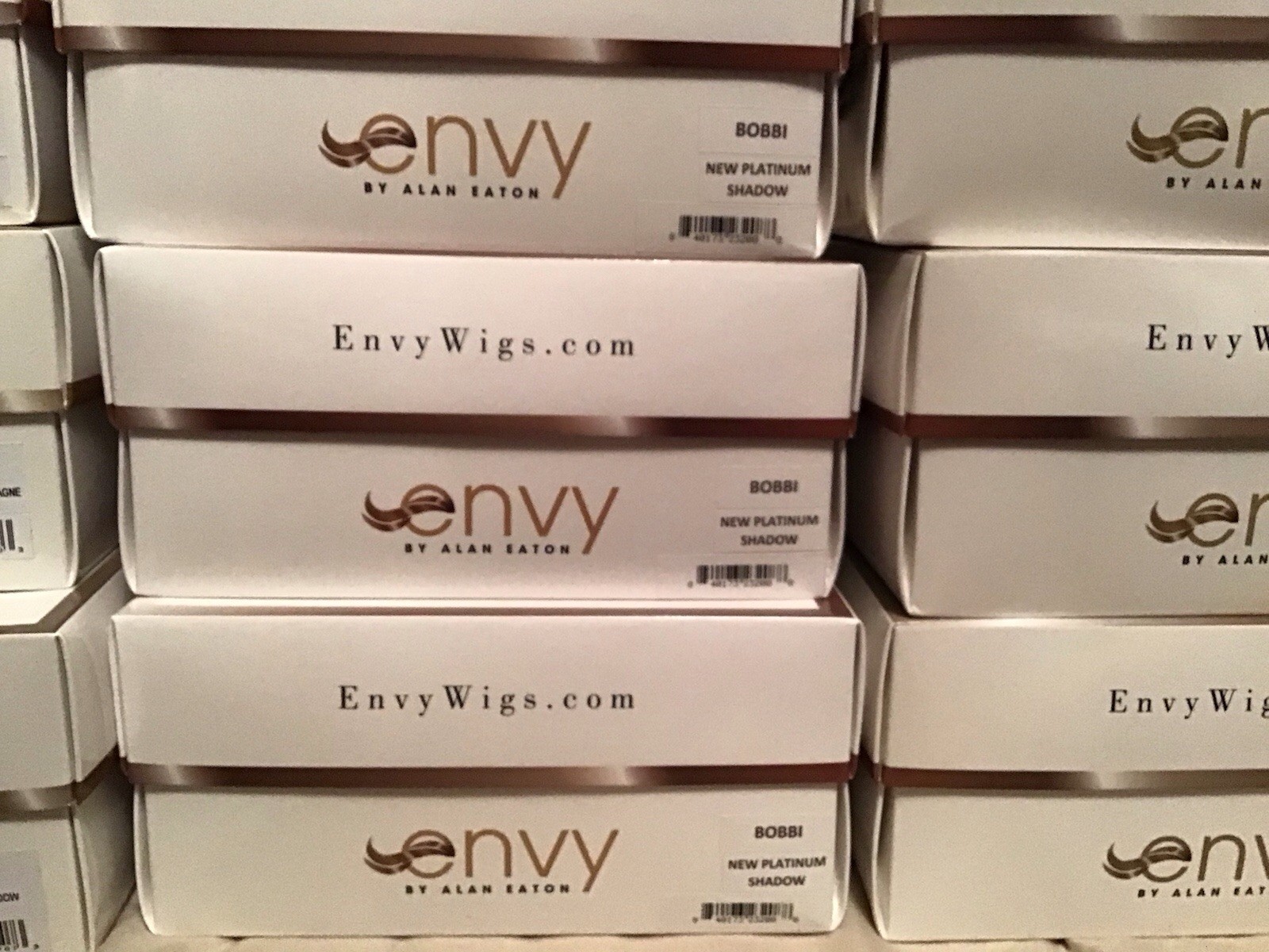 NEW IN BOX WIG ENVY BELINDA PLATINUM SHADOW New ATELIER HAND TIED SWISS CAP