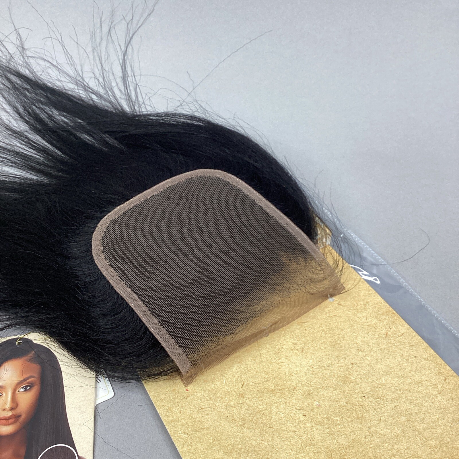 10” Blowout Relaxed Natural Black 4×4 Free Part Lace Closure Unprocessed Human