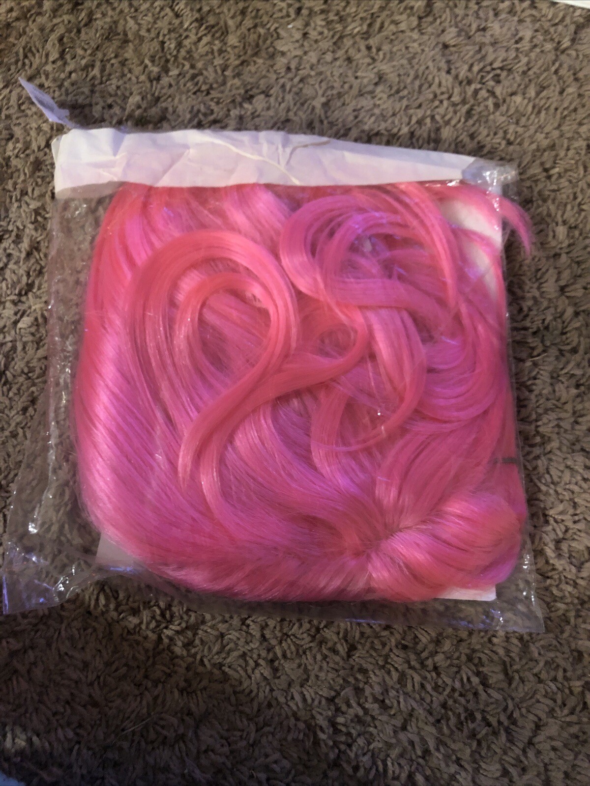 Vintage Pony Express Genie In Pink My Little Pony Style Headpiece Wig Disney