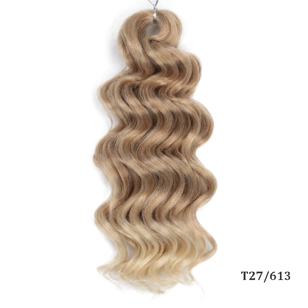 10″ Ocean Wave Crochet Braids Synthetic Deep Curly Twist Corchet Hair Extensions