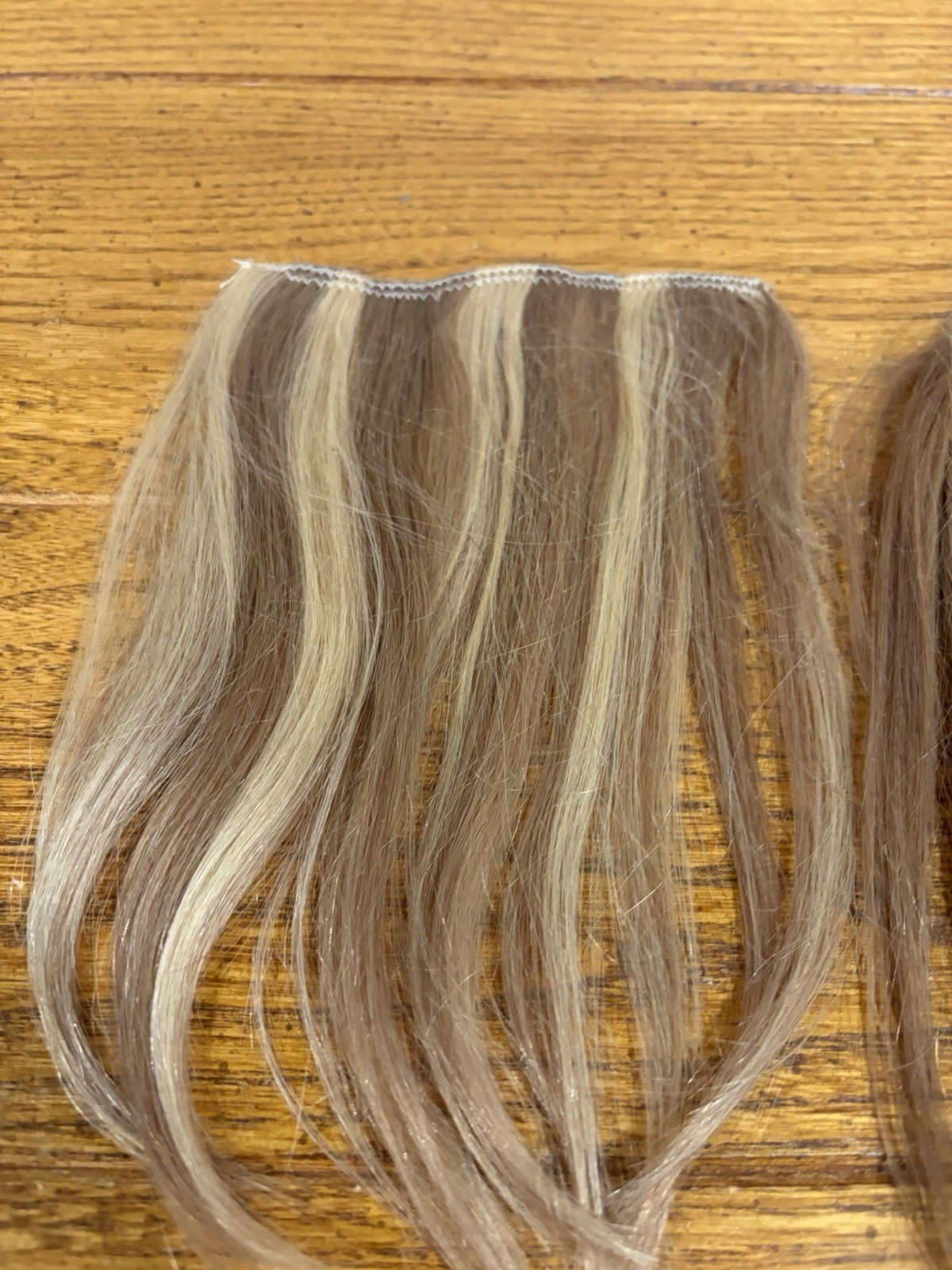 Hidden Crown 9” Clip In Extensions 3 Pieces Real Human Hair, Blonde Brown