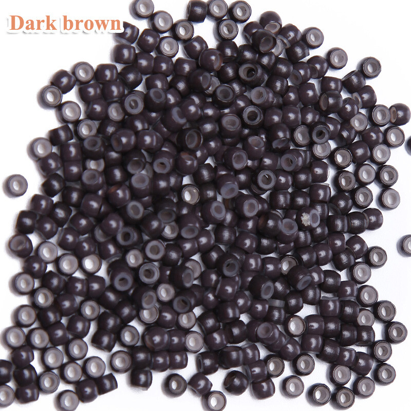 HAIRRO Nano Beads Tip Mini Micro Loop Small Ring for Nano Hair Extensions Black