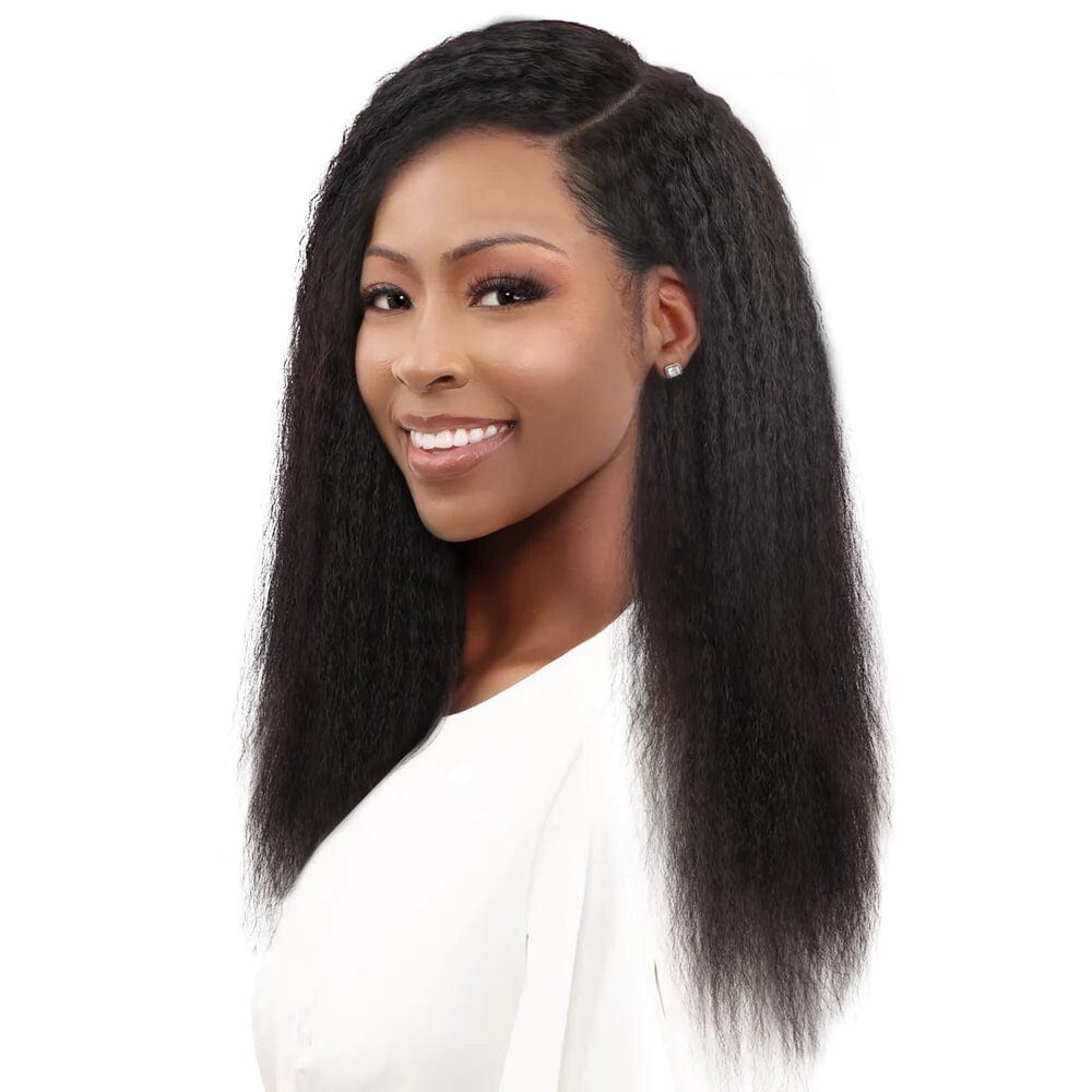 Luv Clip In 9pcs Natural Kinky Straight 18in