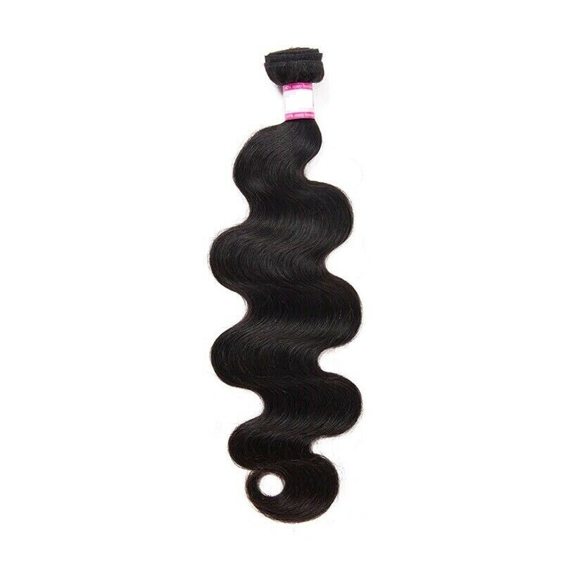 Brand New Human Hair Body Wave Size 12″ Natural Color Black A3