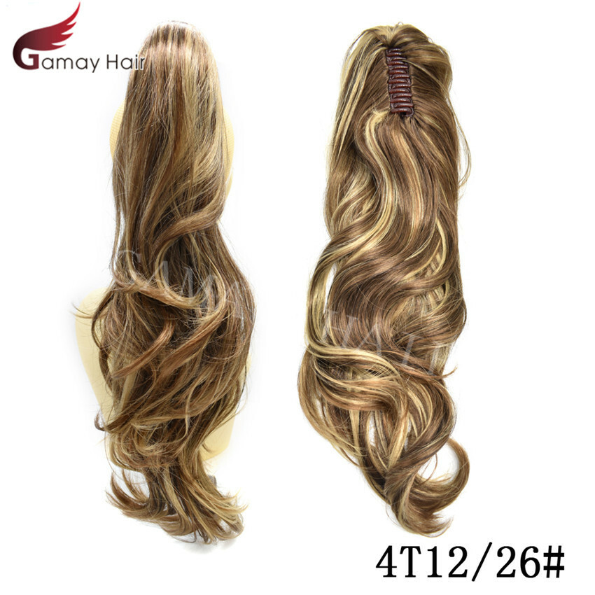 Claw Clip in Ponytail Extension Wavy Long Hair Piece Pony Tail 22″ Real As Human