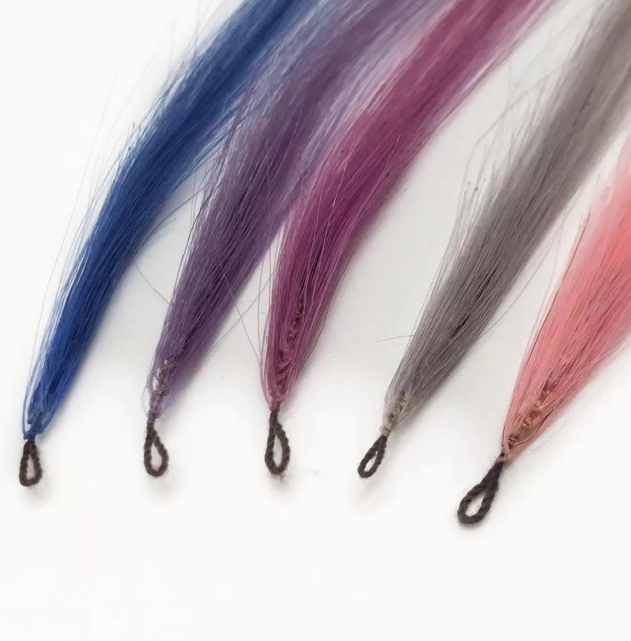 Second Generation Feather Hair Extension Micro Woven Feather 6D Double Line