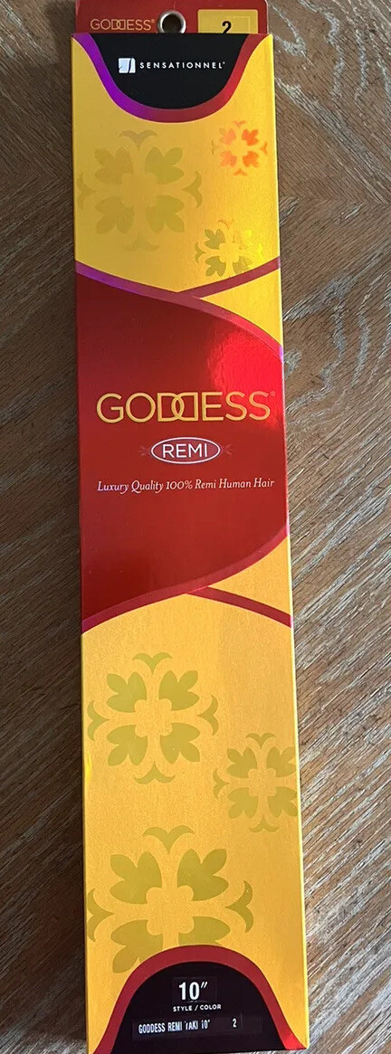 Sensationnel Goddess Luxury Quality 100% Hh Remi Human Hair 10”inch Free Ship..