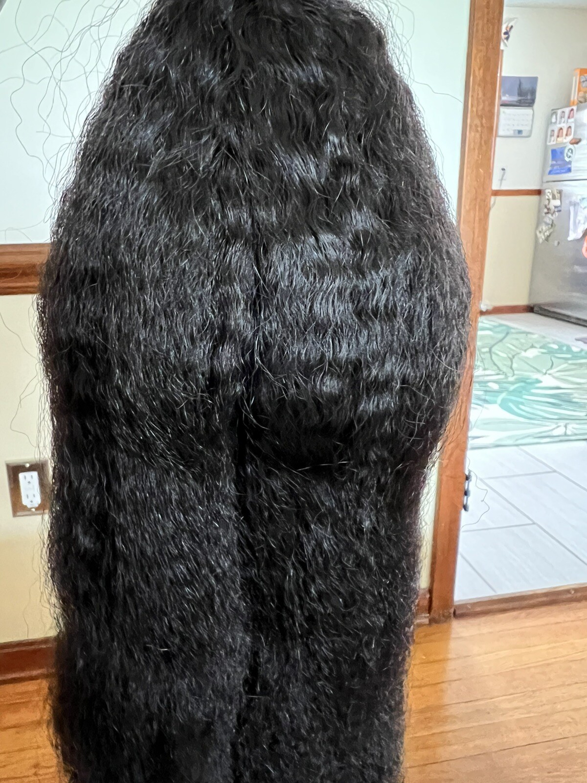 Lacer Kinky Straight Human Hair #1B Black 20 Inch 1g/Strand 100g