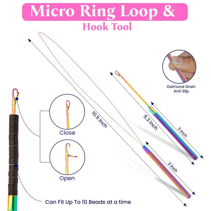 Beauty & Crafts Micro Links Hair Extension tool kit