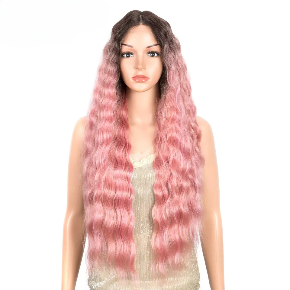 30″ Lace Wigs Synthetic Wig Natural Hair Wigs Part Synthetic Women Lace Wigs
