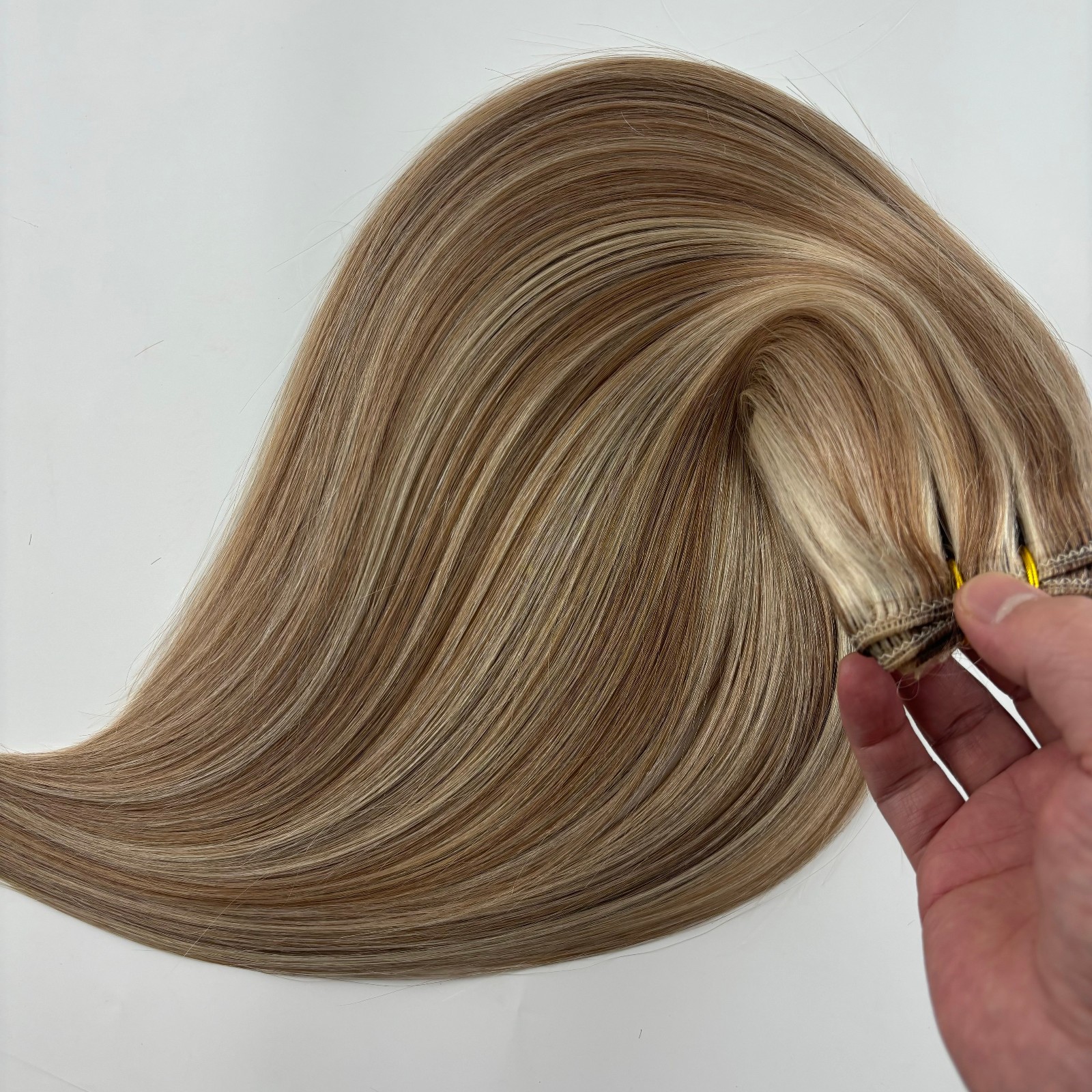 Sew in Hair Extensions Real Human Hair Double Weft Weaves Remy Hair Thick16-28in
