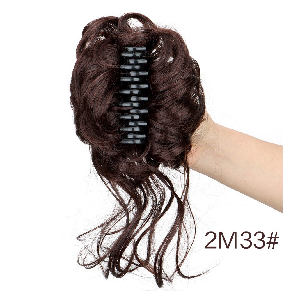 Hair Claw Clip Short Ponytail Hair Extensions DIY Bendable Metals Messy Bun