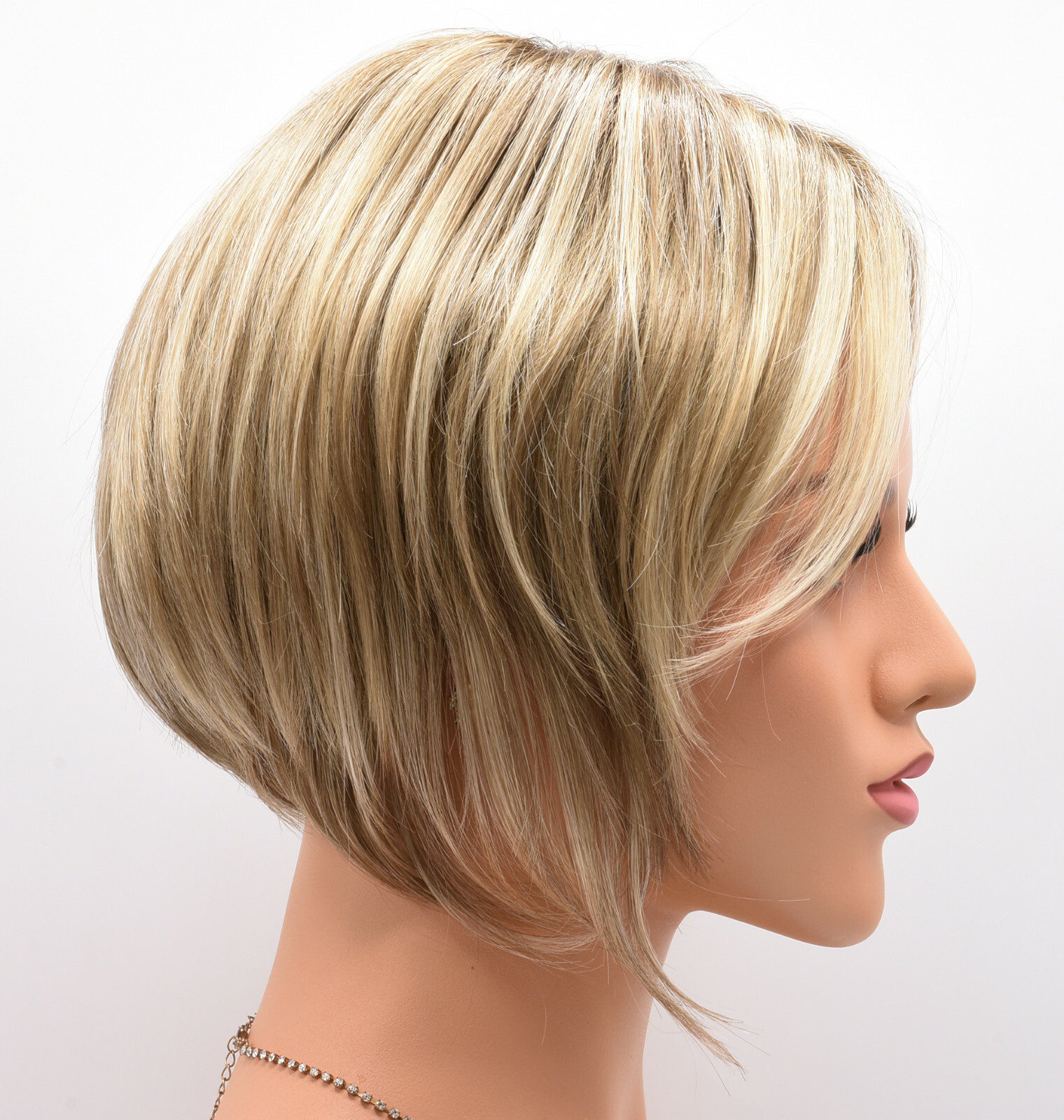 ALEXIS Wig by WIG PRO, 8/26/80/HS12 (Rooted Blonde), Lace Front + Mono Top, Bob