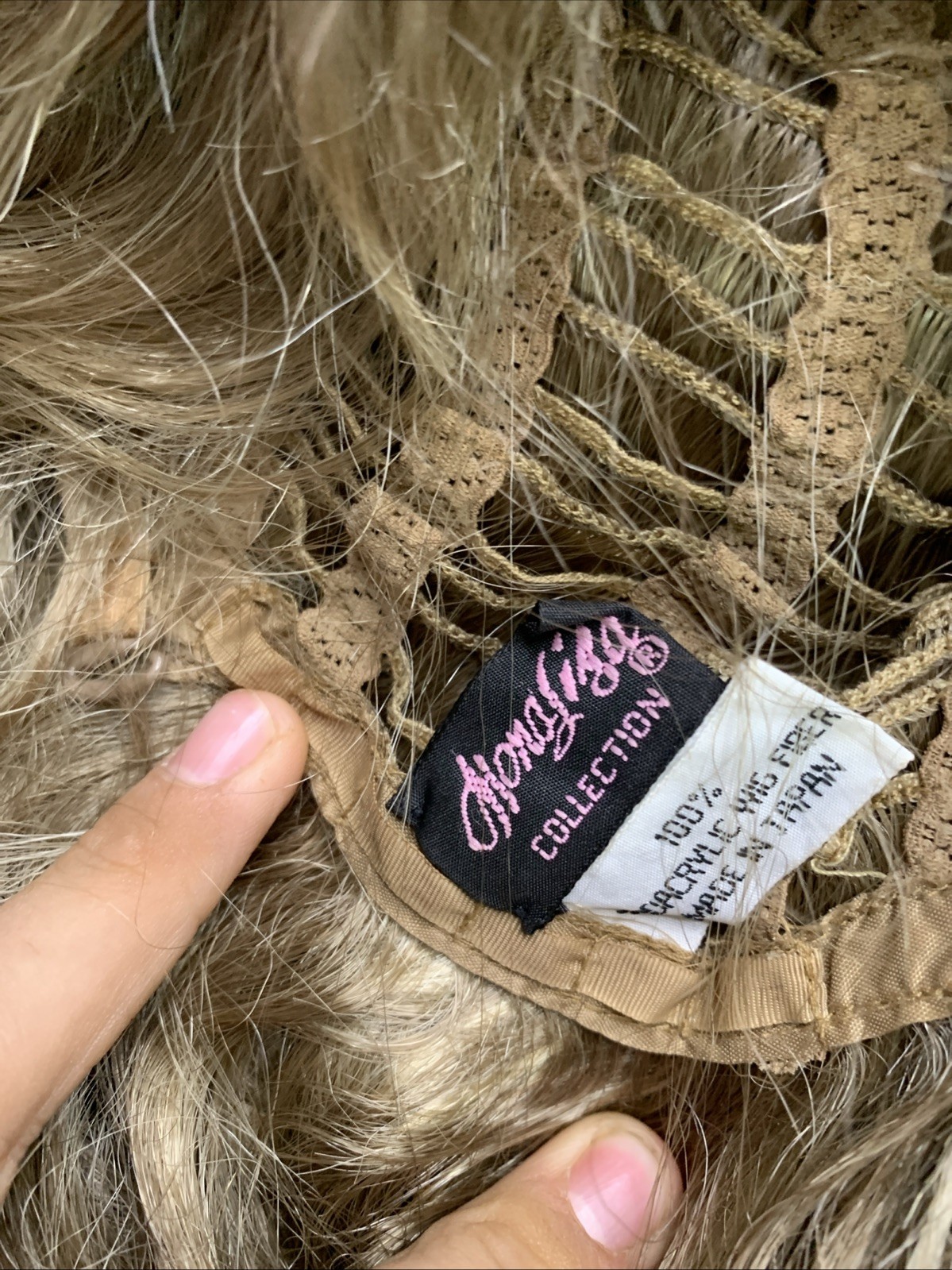 Mona Lisa Wig Modacrylic Long Dirty Blonde Hair