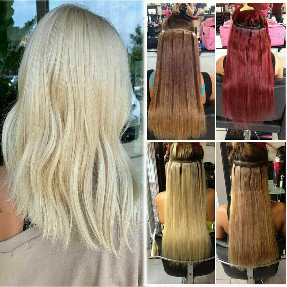 Invisible Tape in Remy Human Hair Extensions Skin Weft Real Fashion Hair20/40pcs