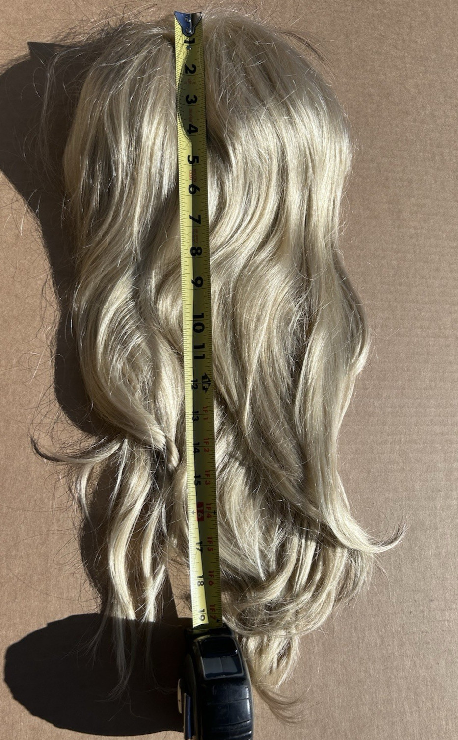 Statements Exhilarating Wig 26-613AT Blonde Bangs Average Sz TWC As Is Read