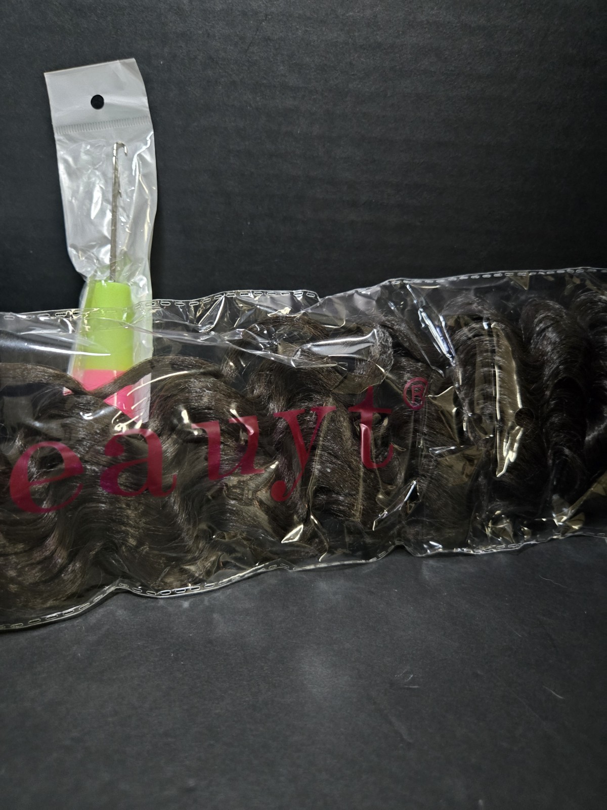 Dark Brown Ocean Wave Crochet Hair 28 In