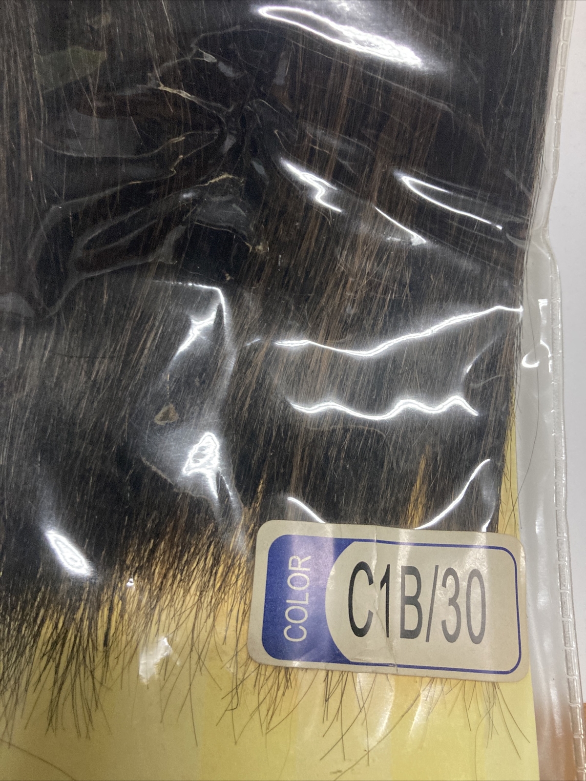 2 PACKS OUTRE PREMIUM NEW YAKI 100% Human Hair for Weaving 14″ Color: C1B/30