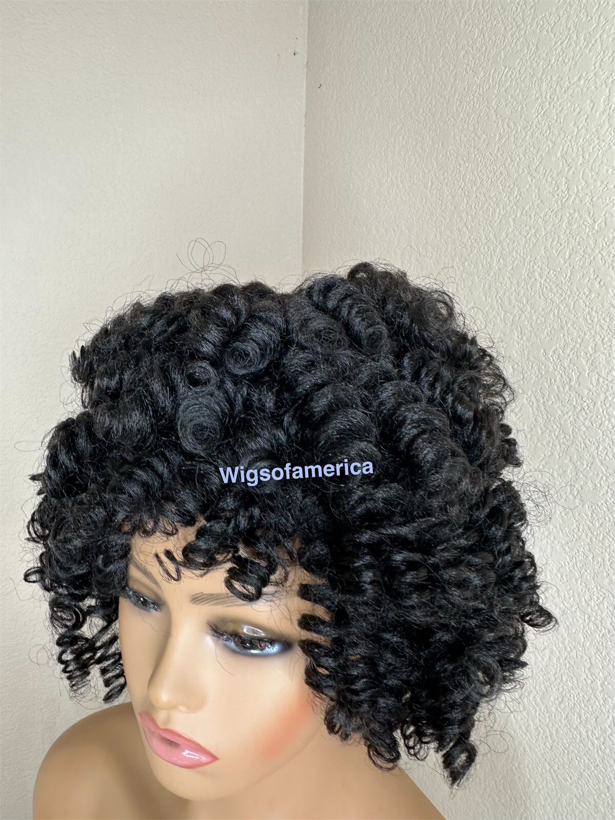 African American Wig afro Black Color