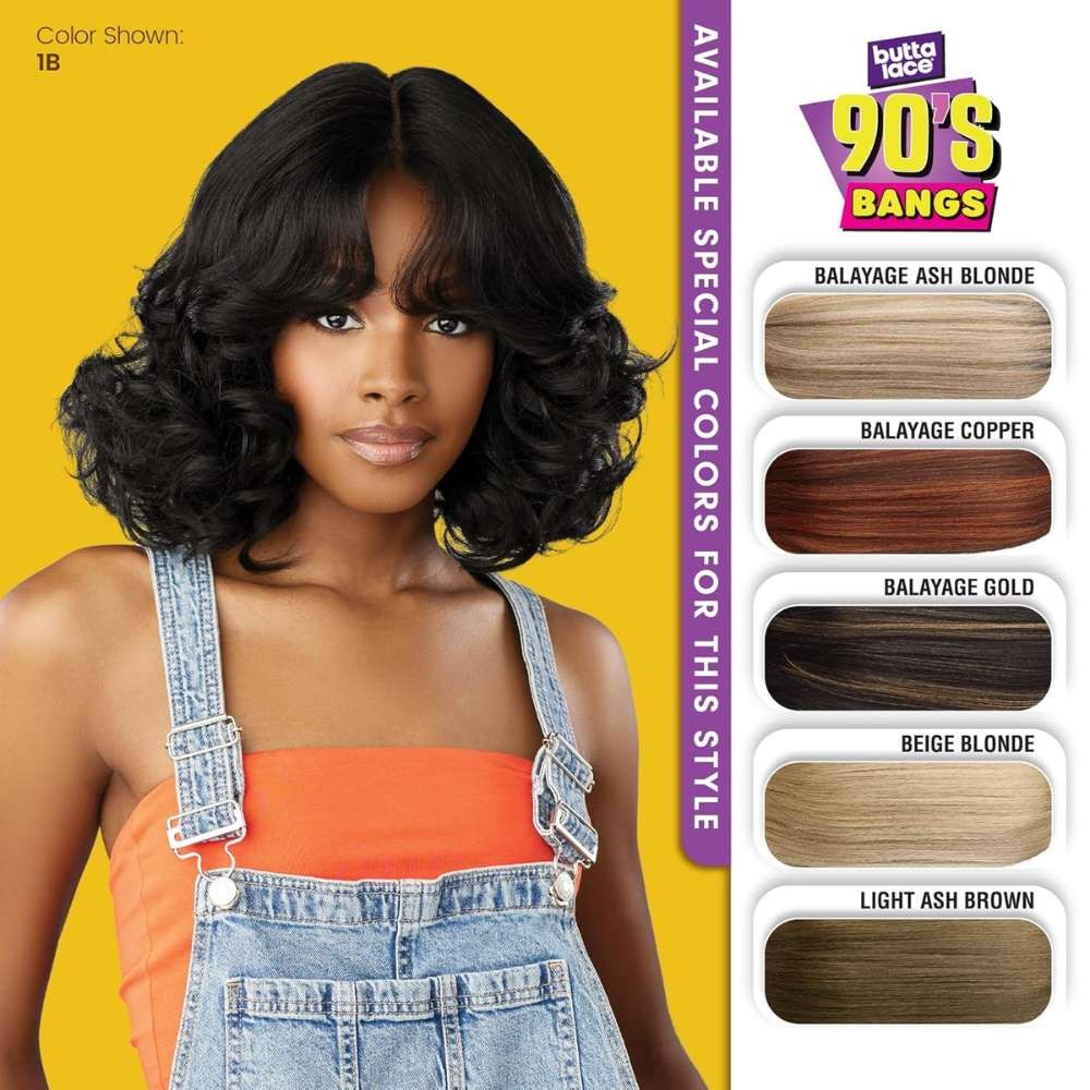 Sensationnel Butta HD Lace Front Wig – 90’s Bangs Unit 914