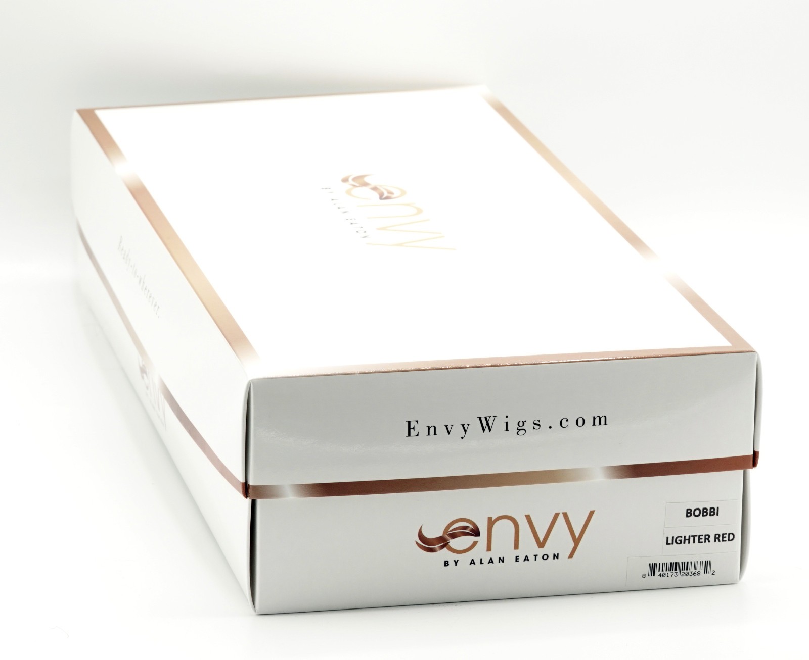 BOBBI Wig by ENVY, Lighter Red, *CLEARANCE!* Mono Top & Lace Front, NEW
