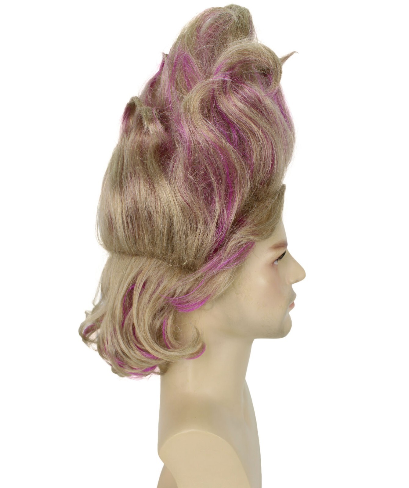 HPO Adult Men’s Anime Sea Witch Brown Updo Wig, Perfect for Halloween, HM-1665