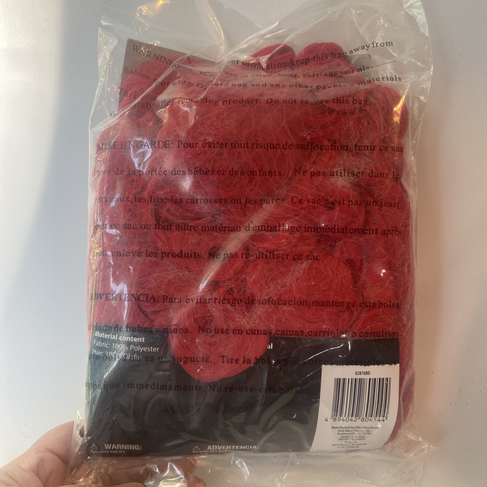 Adult Halloween Costume Wig Red Ringlet Pigtails Curly Doll Queen Hearts Raggedy