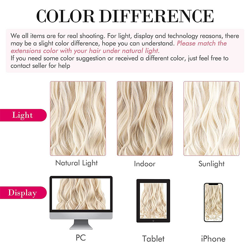 Invisible Secret Wire in Hair Extensions Hidden Head Band One Piece Miracle Ring
