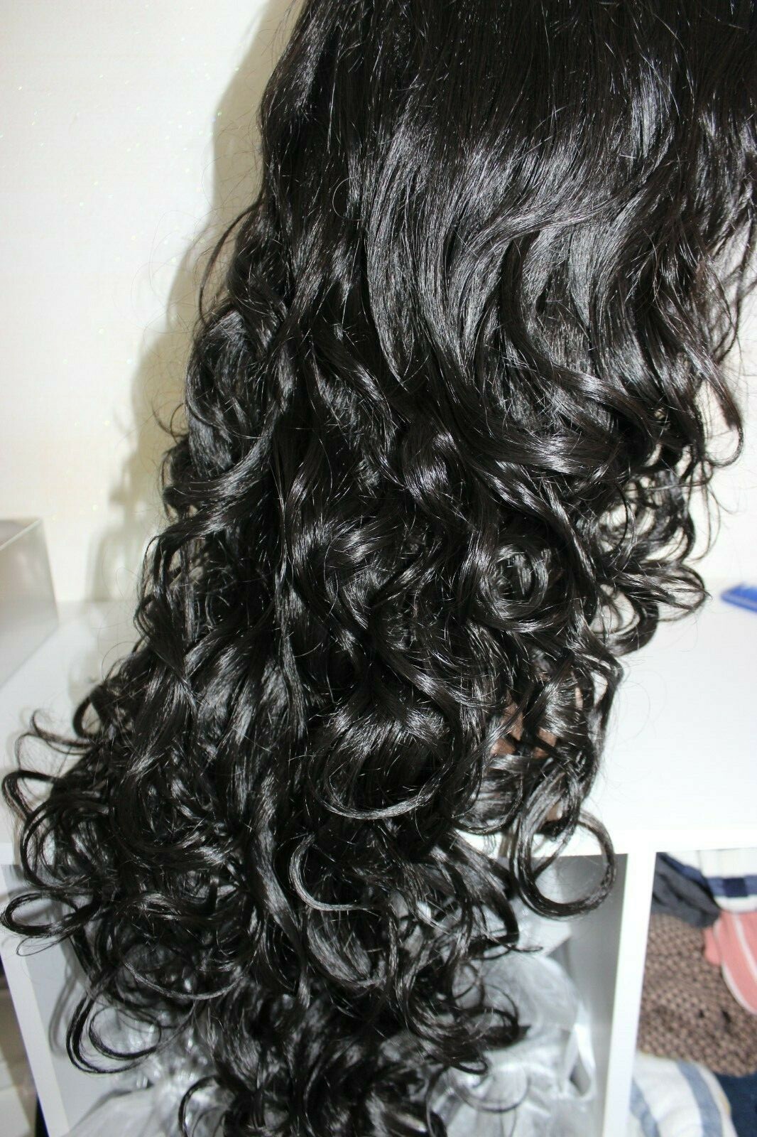 Wig Pro Collection Synthetic Long Wavy Wig 32 inches Bianca color 2 dark brown