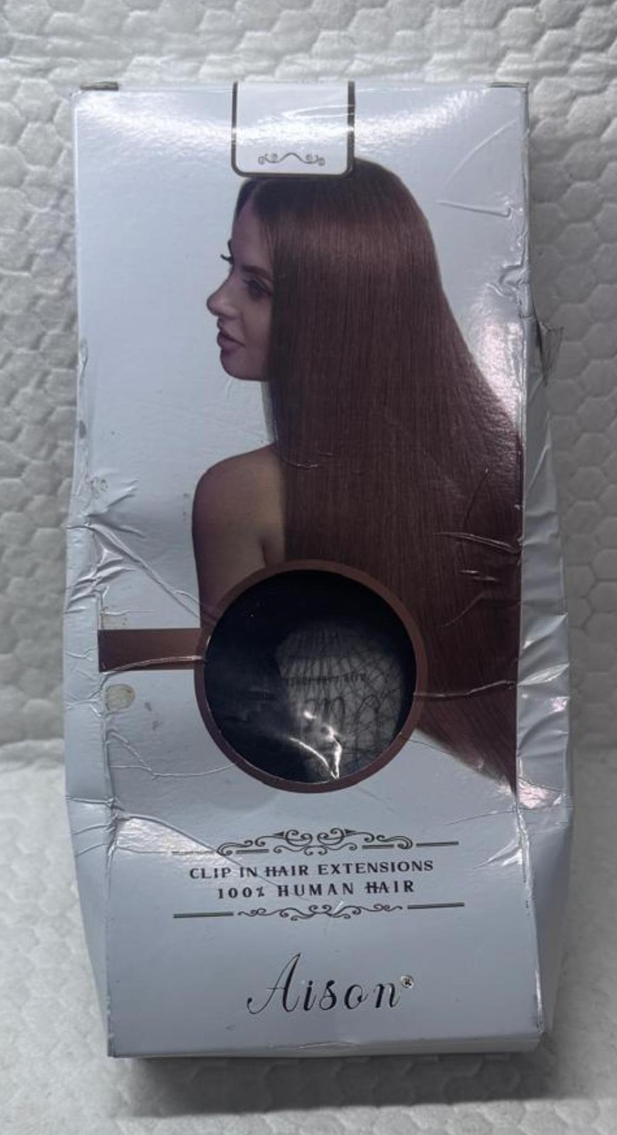 Aison Dark Brown Clip in Hair Extensions Real Human Hair 70G Remy Human Hair