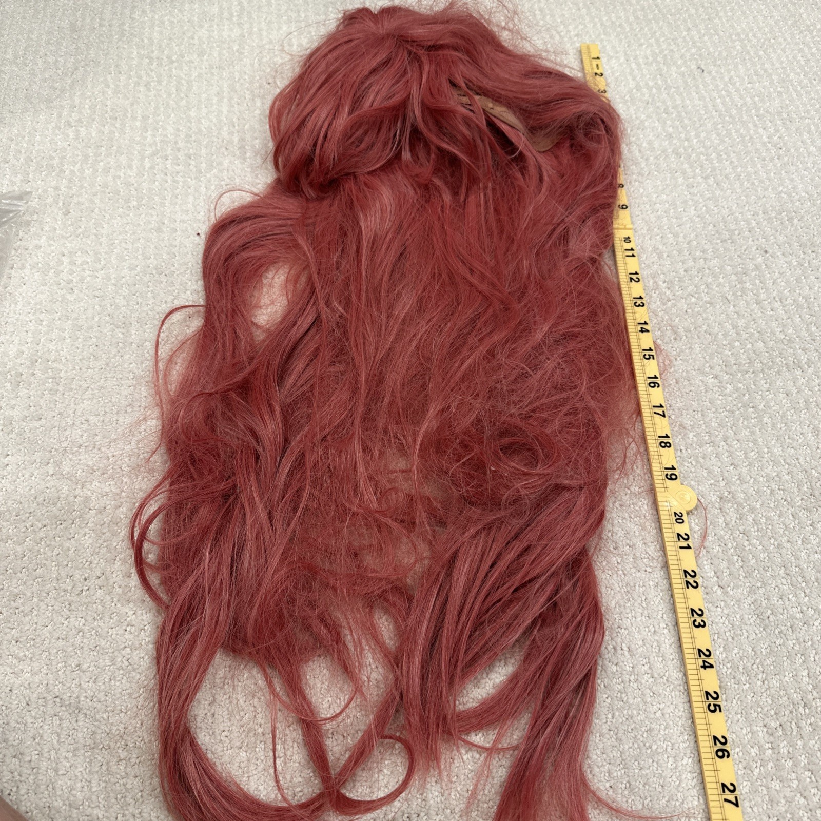 Ruler cosplay pink wig nylon hair With Long Bangs