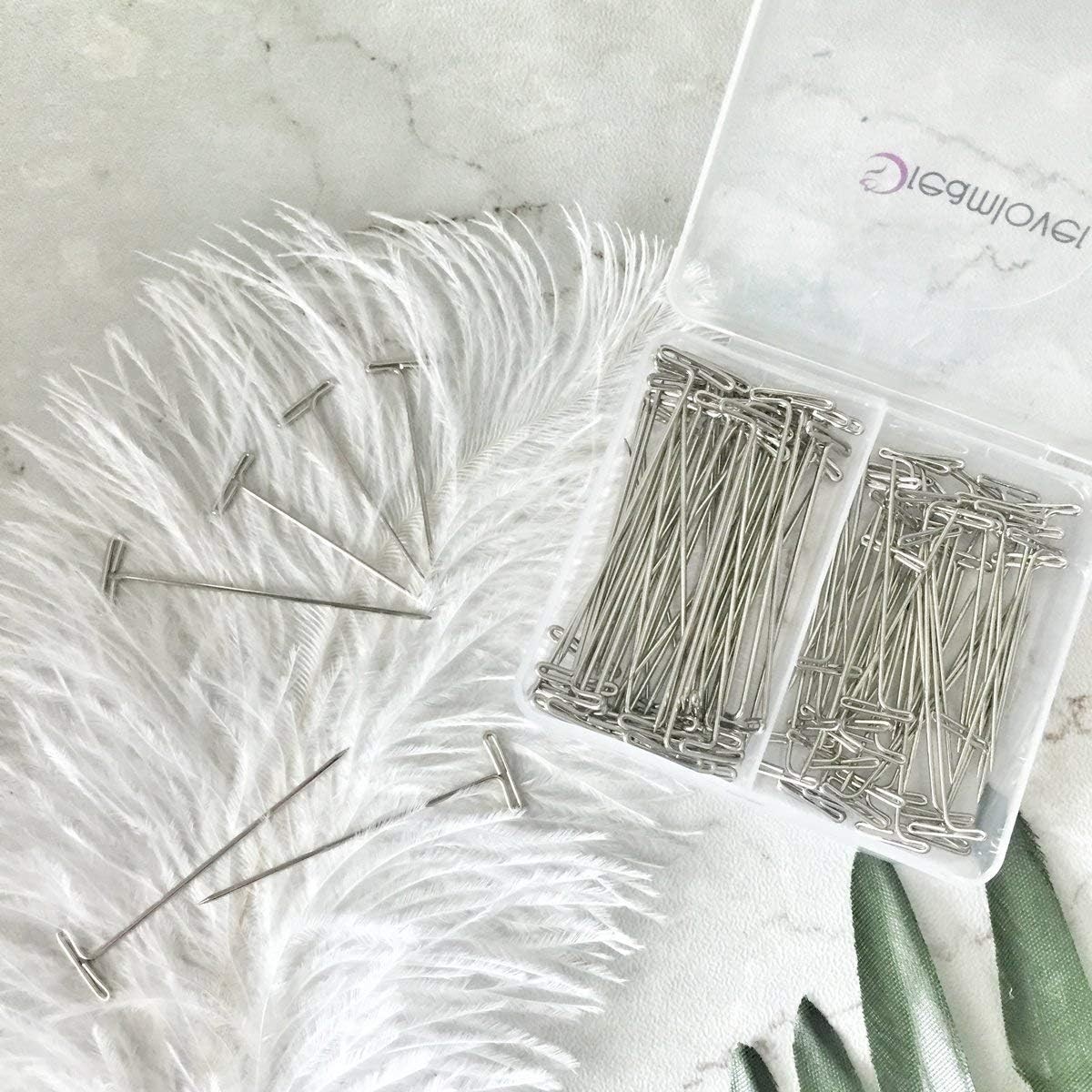 100PCS High-Quality Mannequin Pins for Wig Heads – 1.5 & 2 Inch Durable Iron