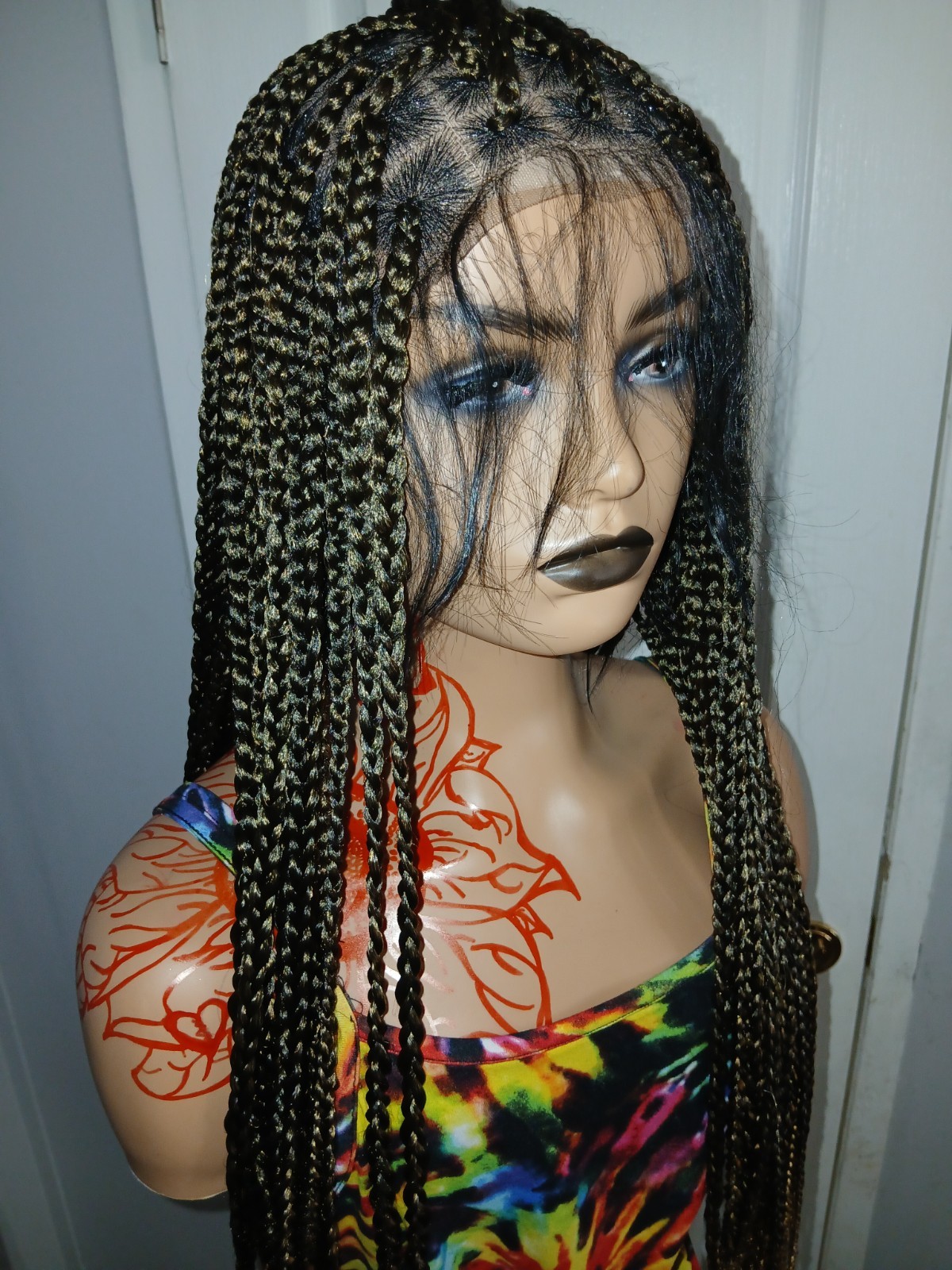 Full Lace| Braided Wig| Shipping | 52″