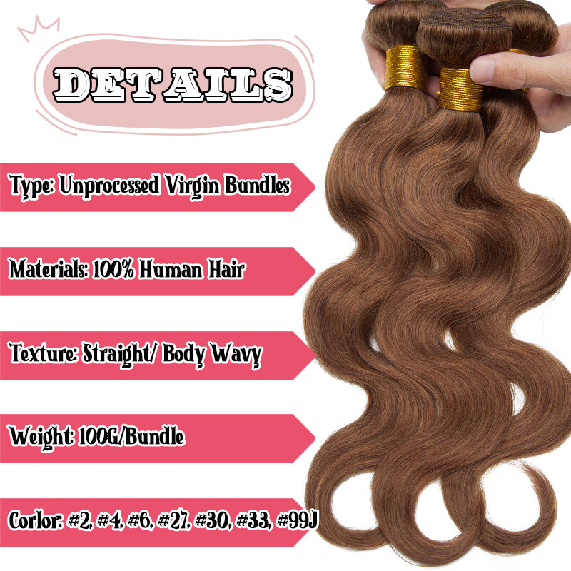 Remy Double Weft Virgin Human Hair Extensions 3Bundles Wavy Straight 300g Blonde
