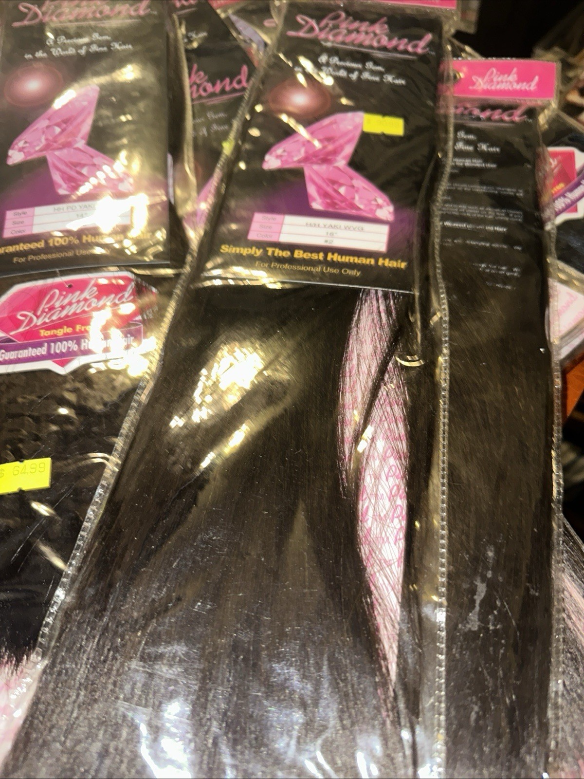 Pink Diamond Weaving Hair Dark Brown #2