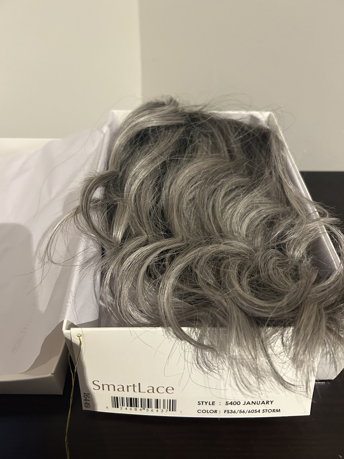 Jon Renau January Synthetic Wavy Bob Wig – Storm – Excellent