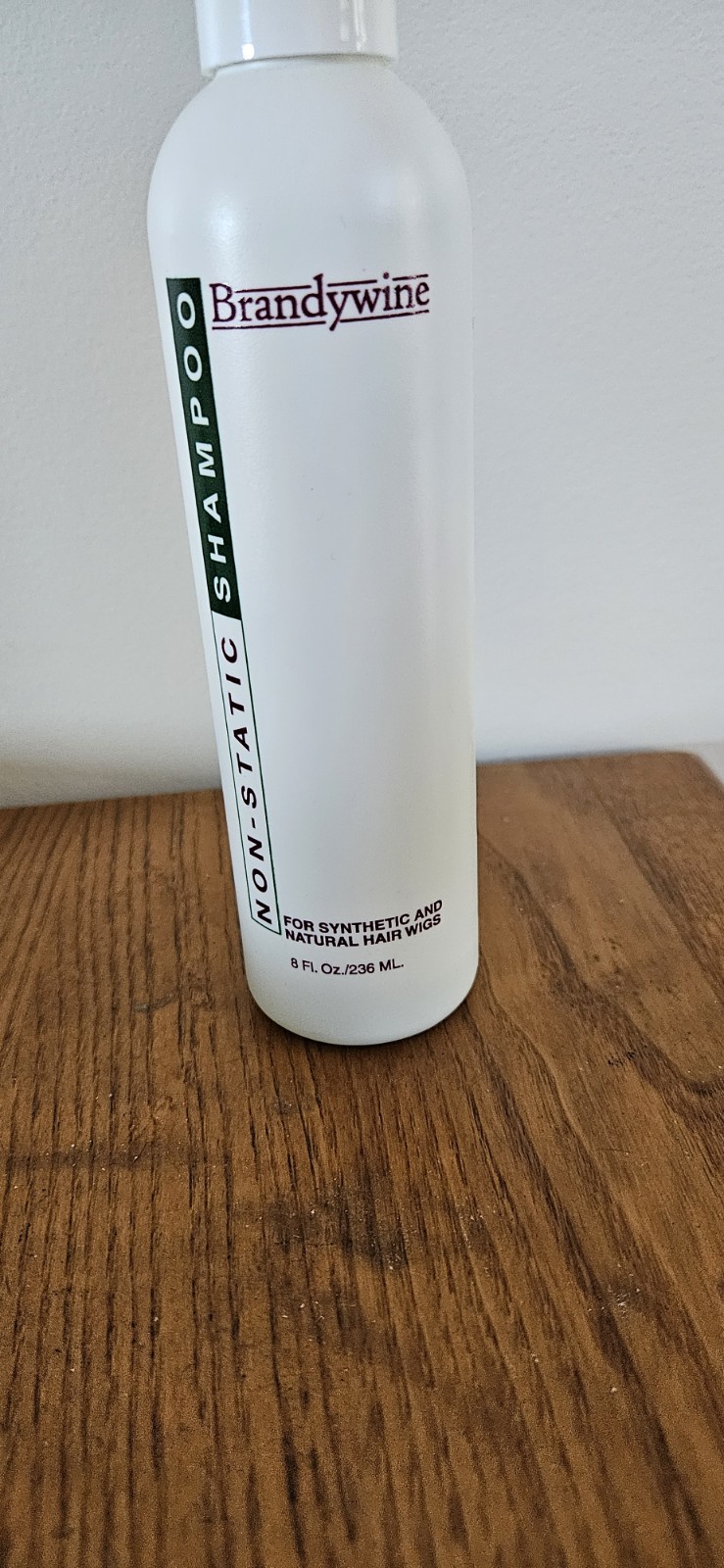 Brandywine Wig Shampoo Non-Static Synthetic Or Natural Wig 8oz Open Bottle Full