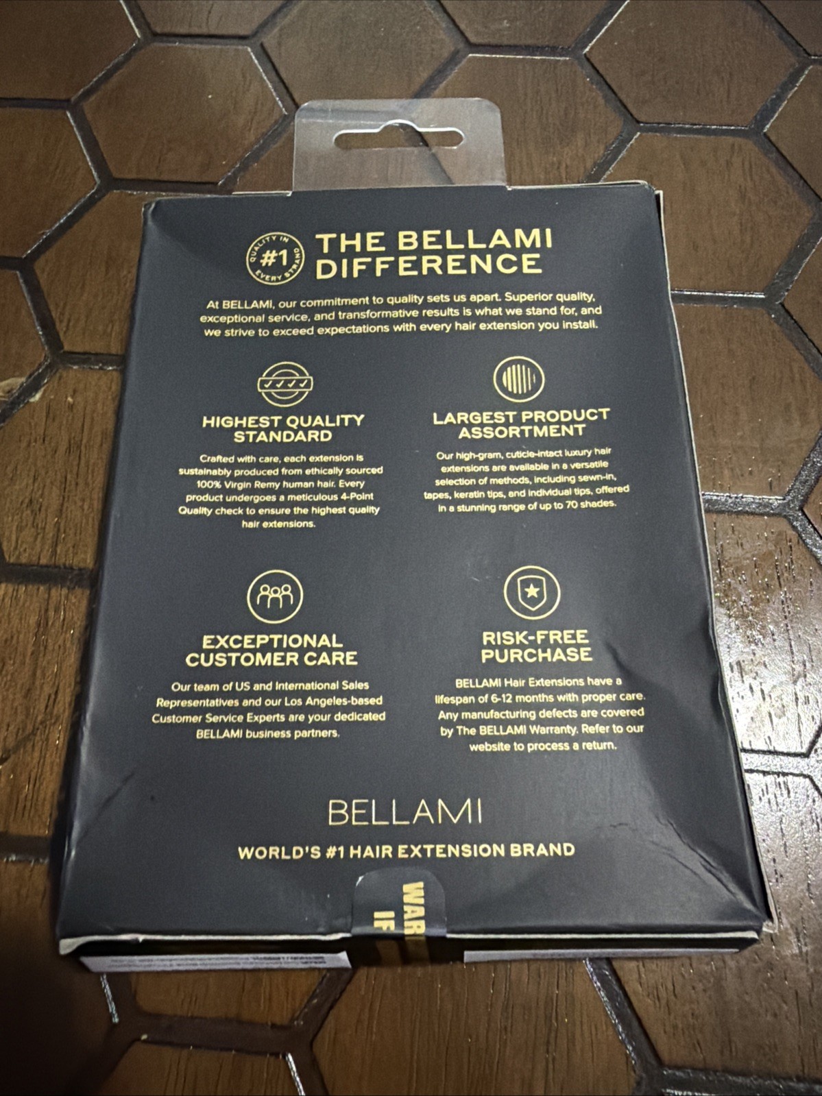 BELLAMI INFINITY WEFT HAIR EXTENSIONS 16in 60g Cool Mocachinno Brown White Blond