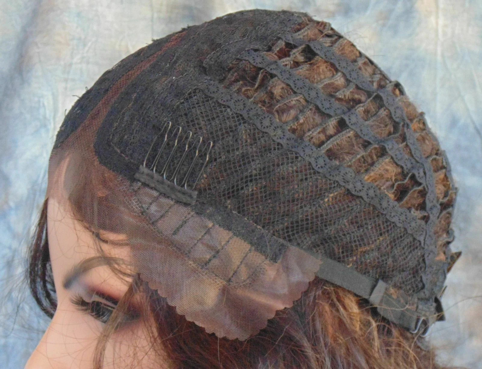 LACE FRONT LACE C PART YAKI LAYERED COLOR 1B GORGEOUS SEXY US SELL 1132