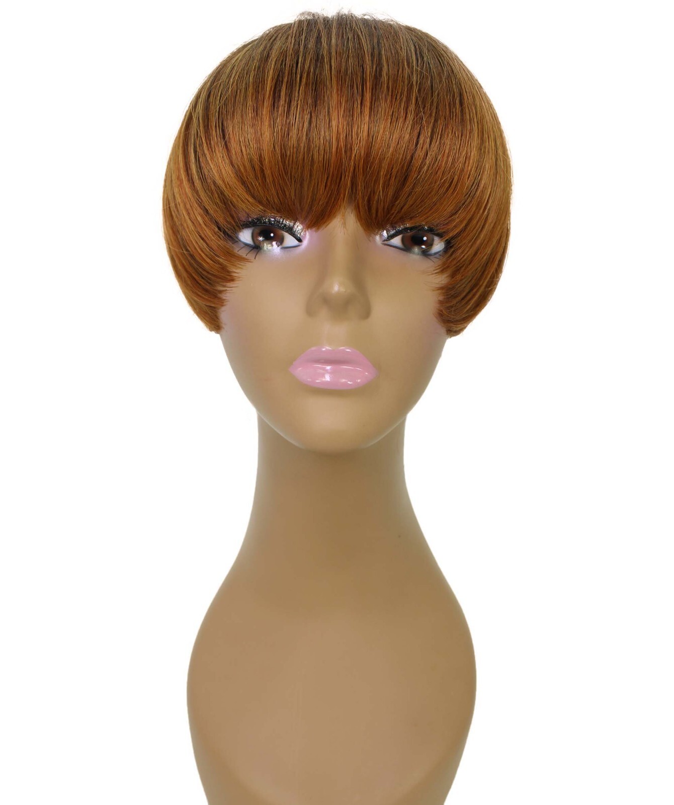 LUXLUXE Alyssa Straight Bob 9″ Full Wig Ful Cap Wig Heat Resistant Fiber