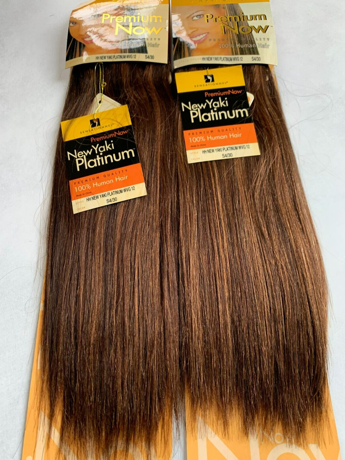 100% Human Hair, Sensationnel, New York Yaki Premium Weaving Hair 2-Pack Bundle