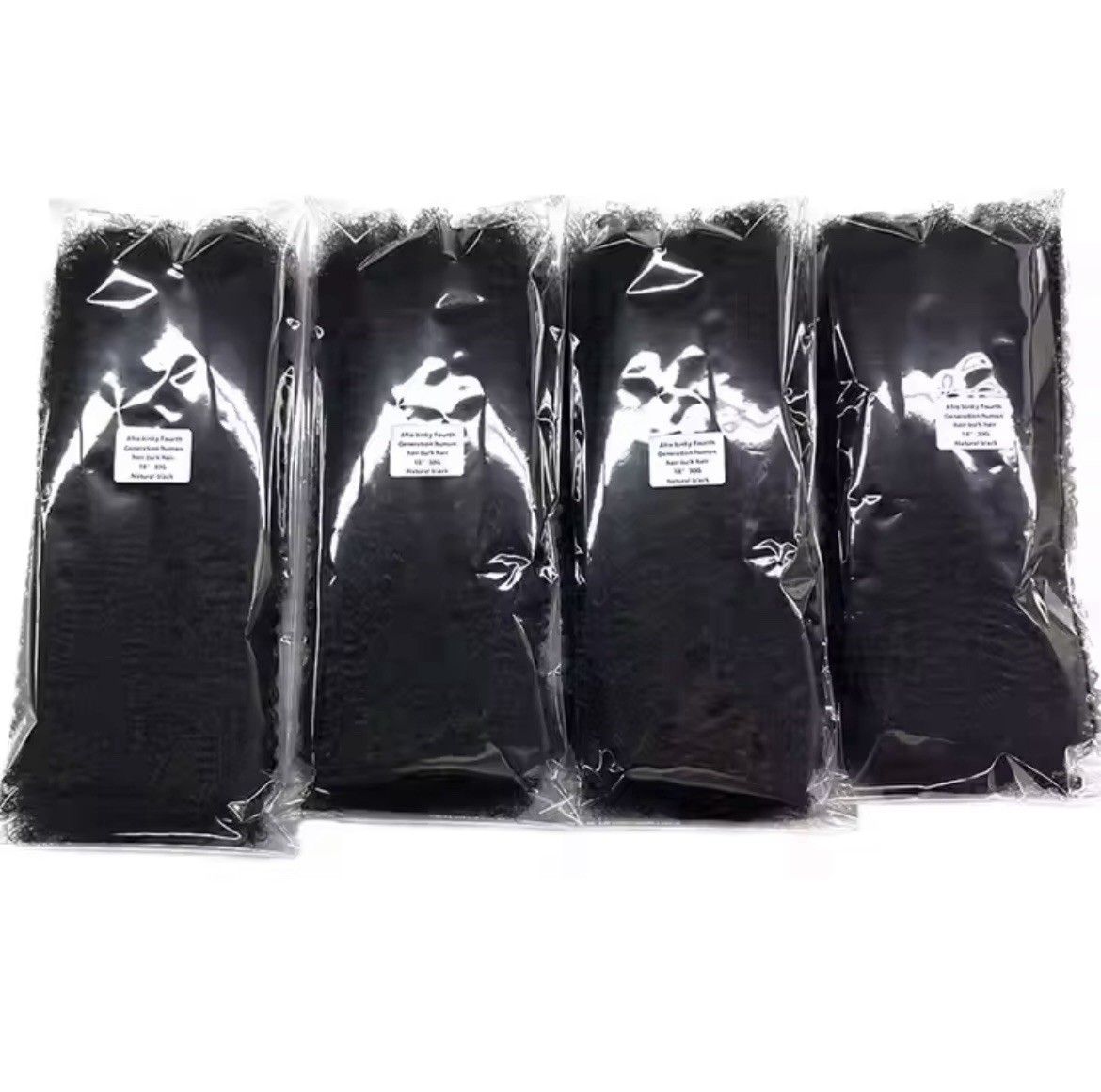 Pre-Stretched Afro Kinky Human Hair Bulk for Braiding, Twists, Locs (3 Packs)