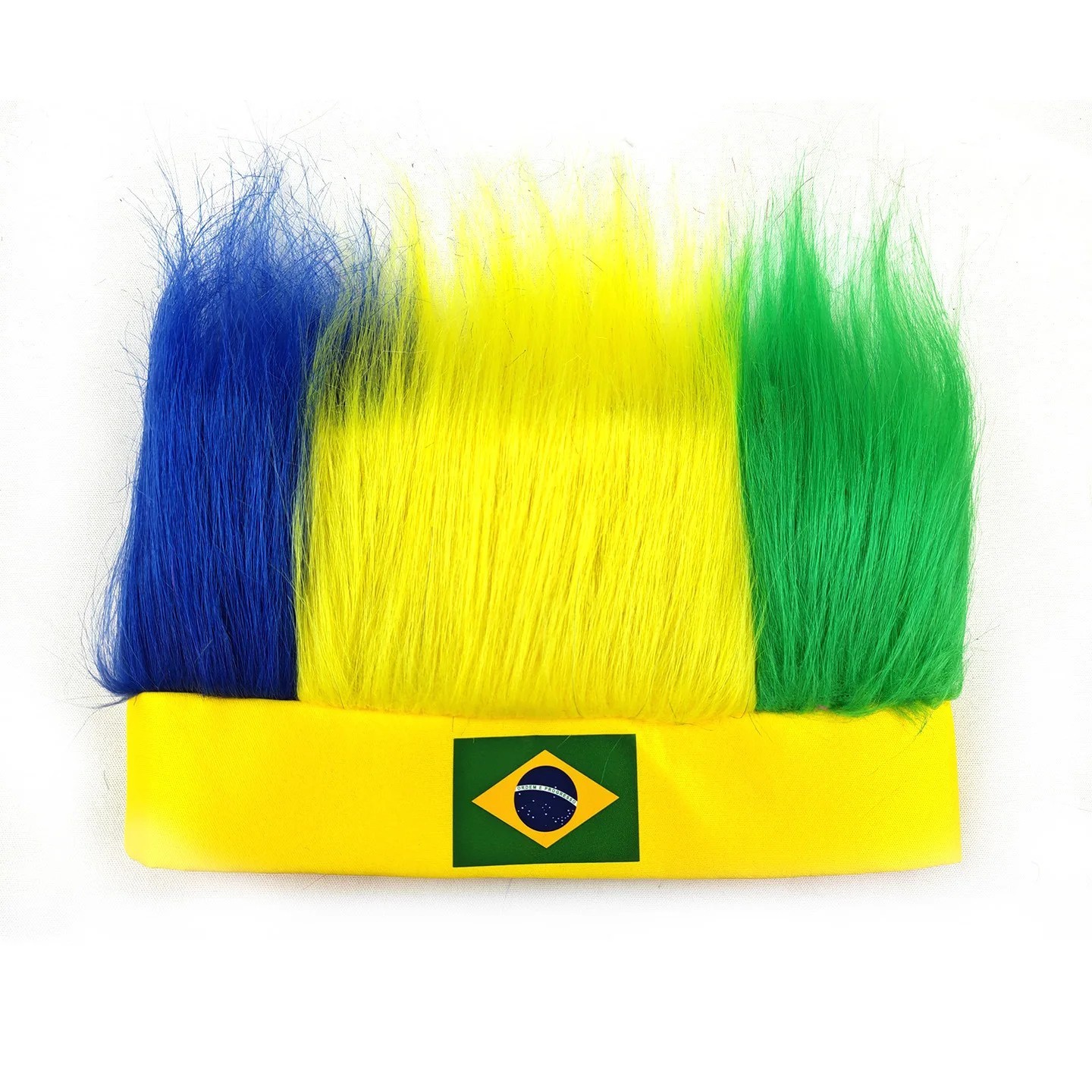 2026 FIFA World Cup Fan Wig Headband Flag Colors Brazil Argentina Party Hat Gift