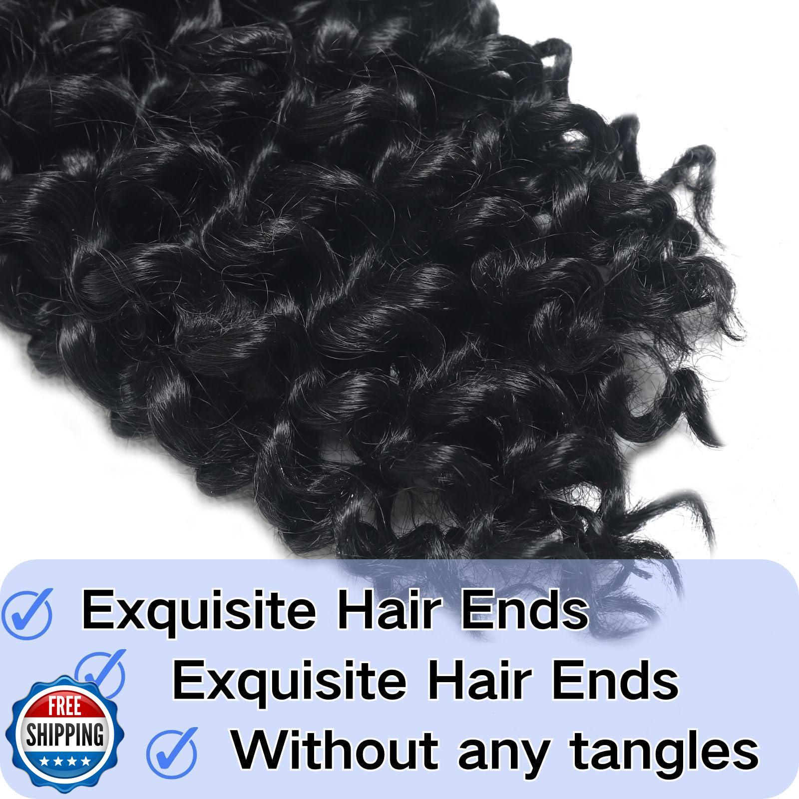 Curly Bulk hair No Weft 24Inch 310g Curly Wave Bulk Hair for Braiding Wet and