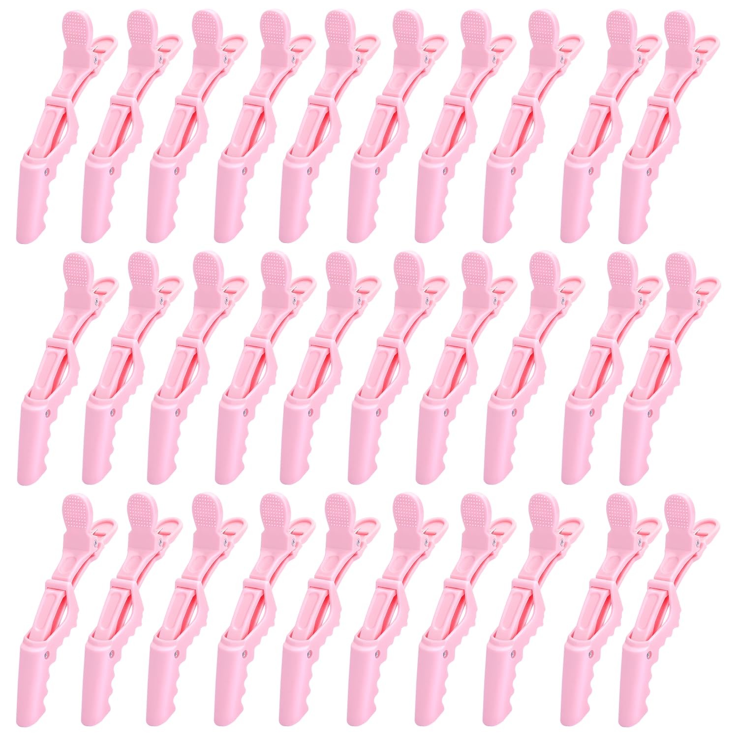 30 Pcs Alligator Hair Clip for Styling 1 Count (Pack of 30), Pink-30pcs