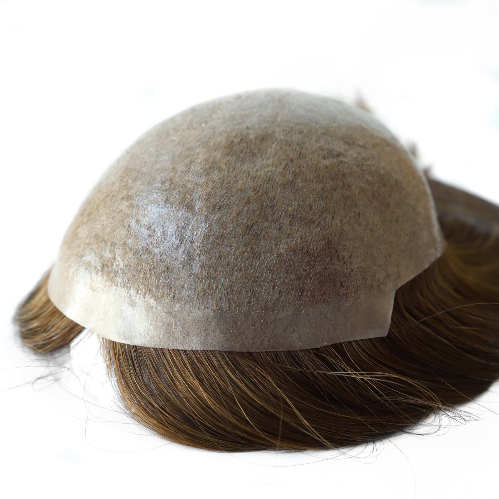 Women Top Pieces Topper Remy Human Hair Brown 18” Long Hair TP22 7×9 #L6